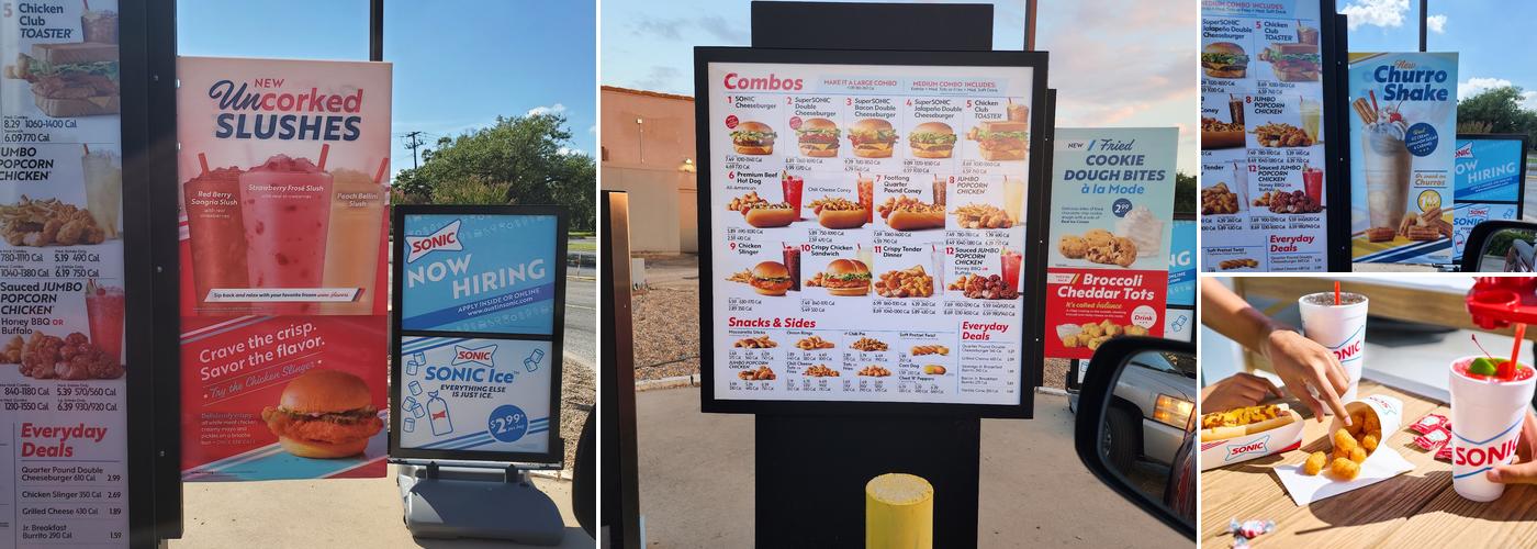 Sonic Drive-In Menu