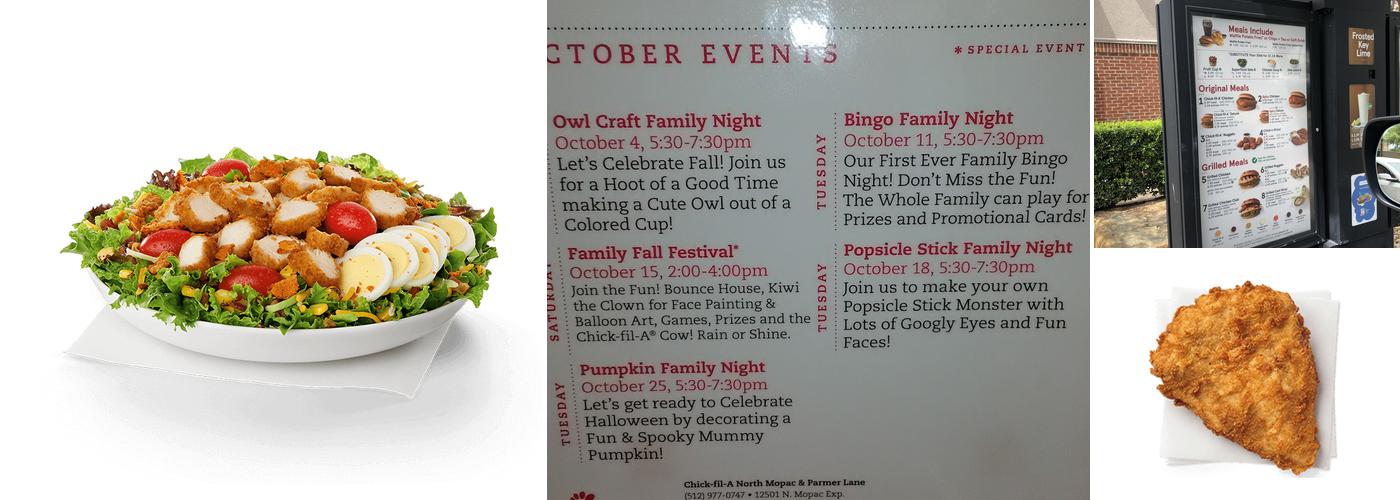 Chick-fil-A Menu