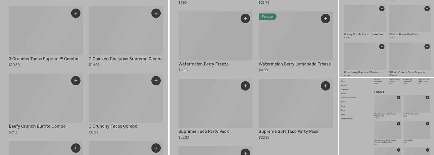 Taco Bell Menu