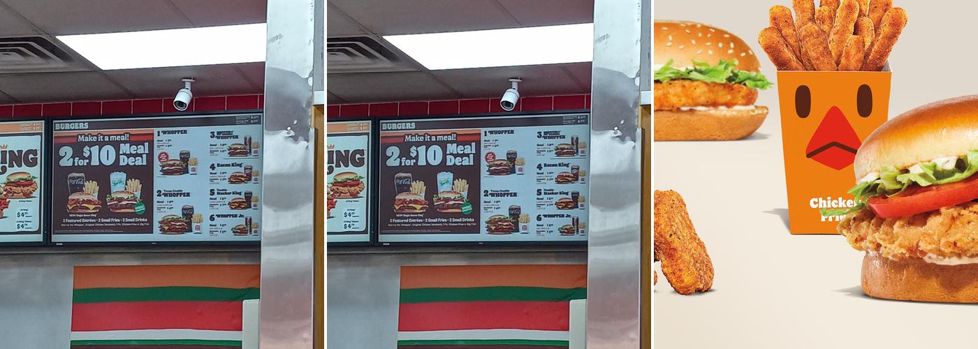 Burger King Menu