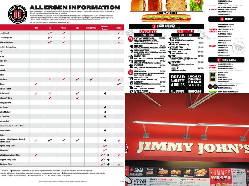 Jimmy John's Menu