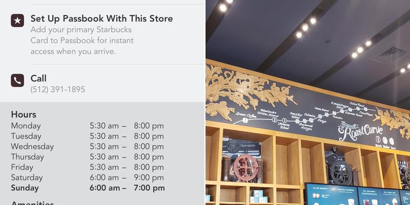 Starbucks Coffee Company Menu