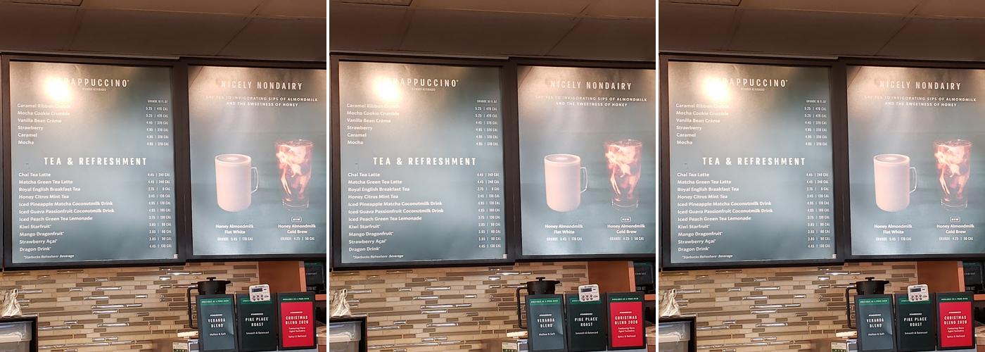 Starbucks Menu