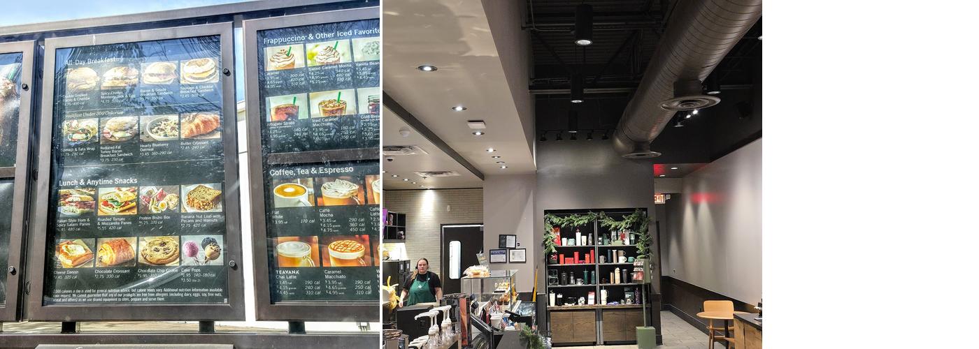Starbucks Menu