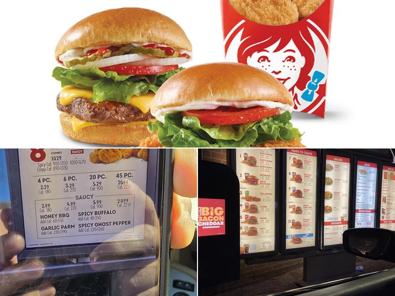 Wendy's Menu
