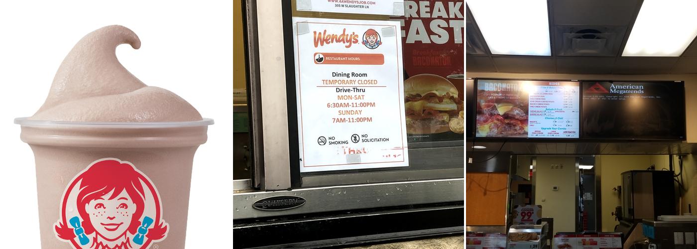 Wendy's Menu