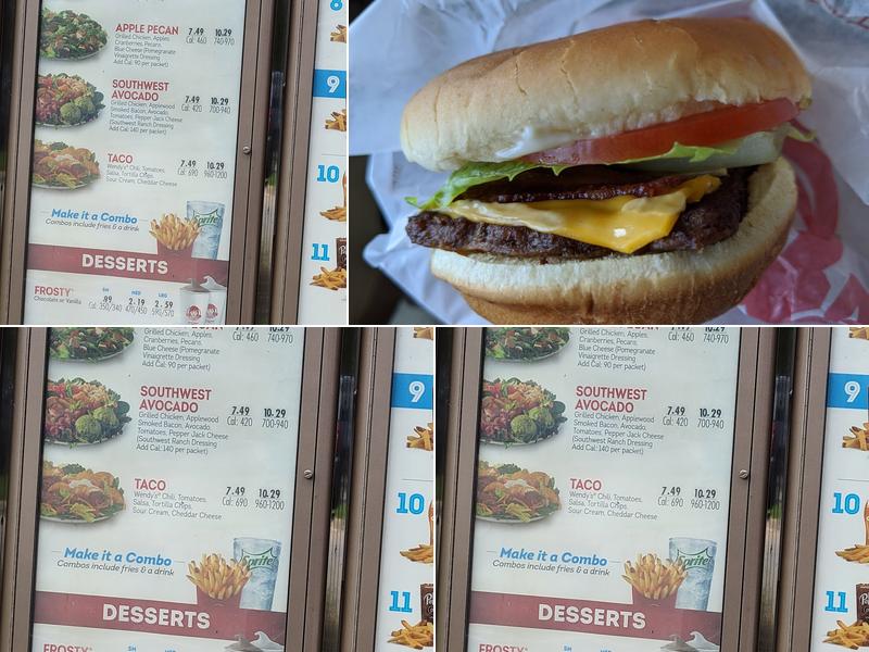 Wendy's Menu