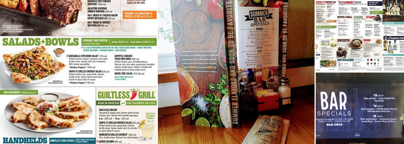 Chili's Grill & Bar Menu