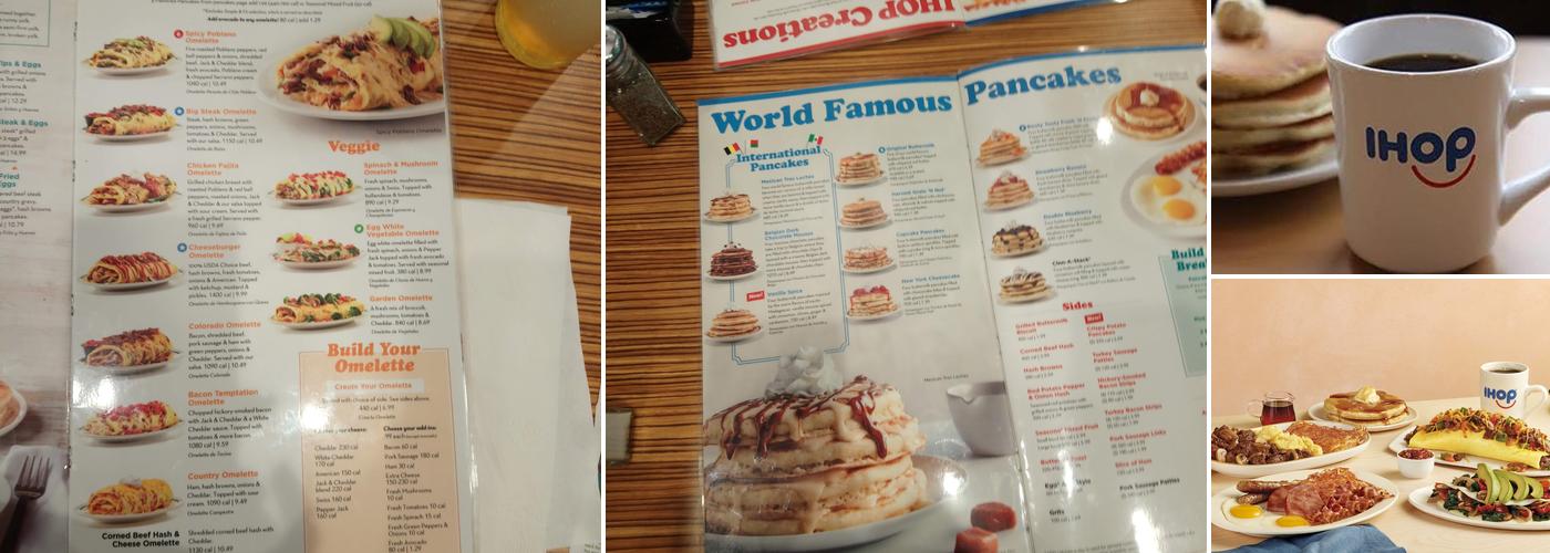 IHOP Menu