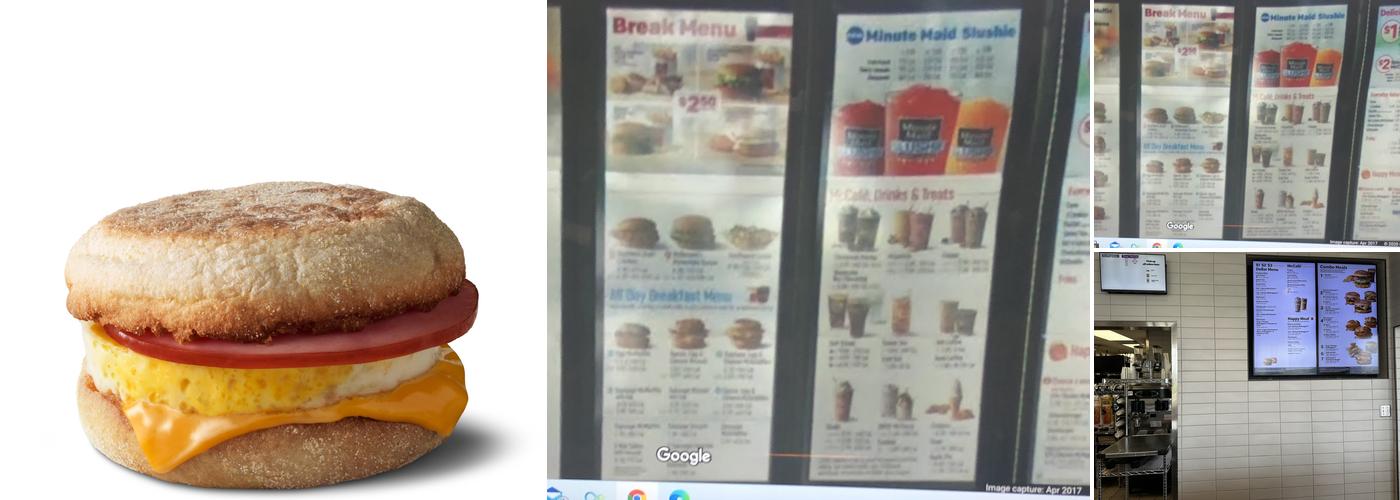 McDonald's Menu