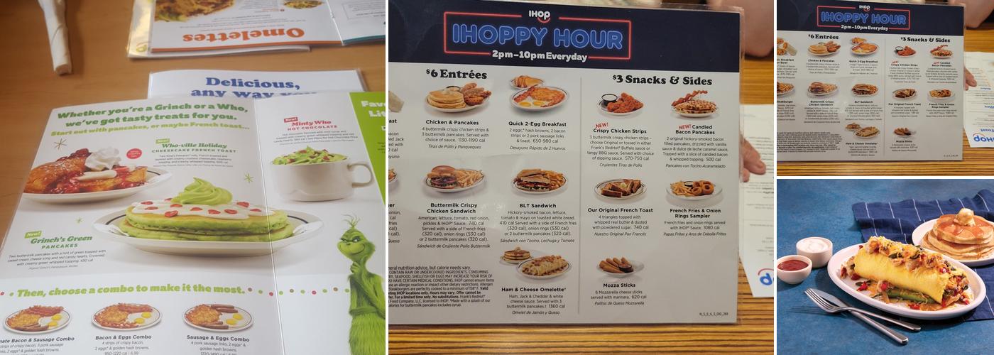 IHOP Menu
