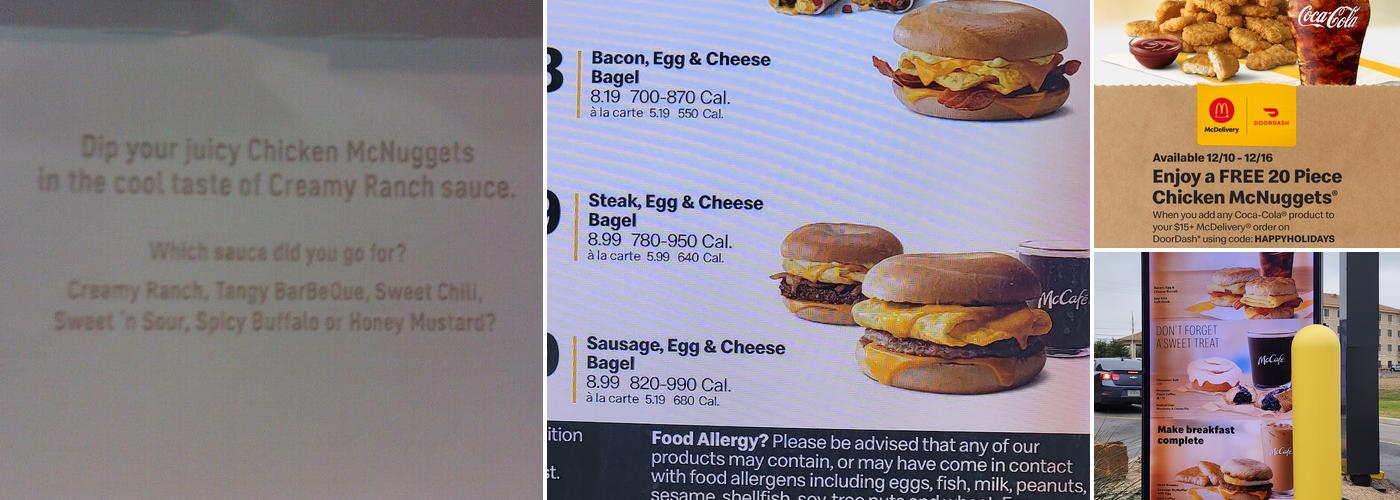 McDonald's Menu