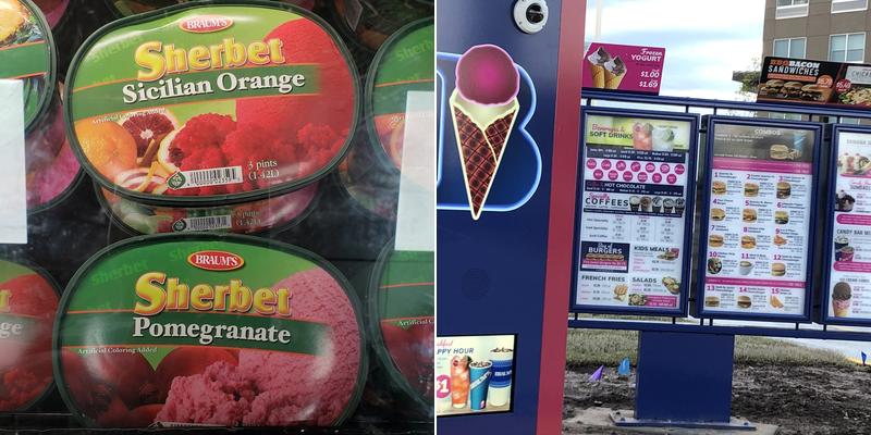 Braum's Ice Cream & Dairy Store Menu