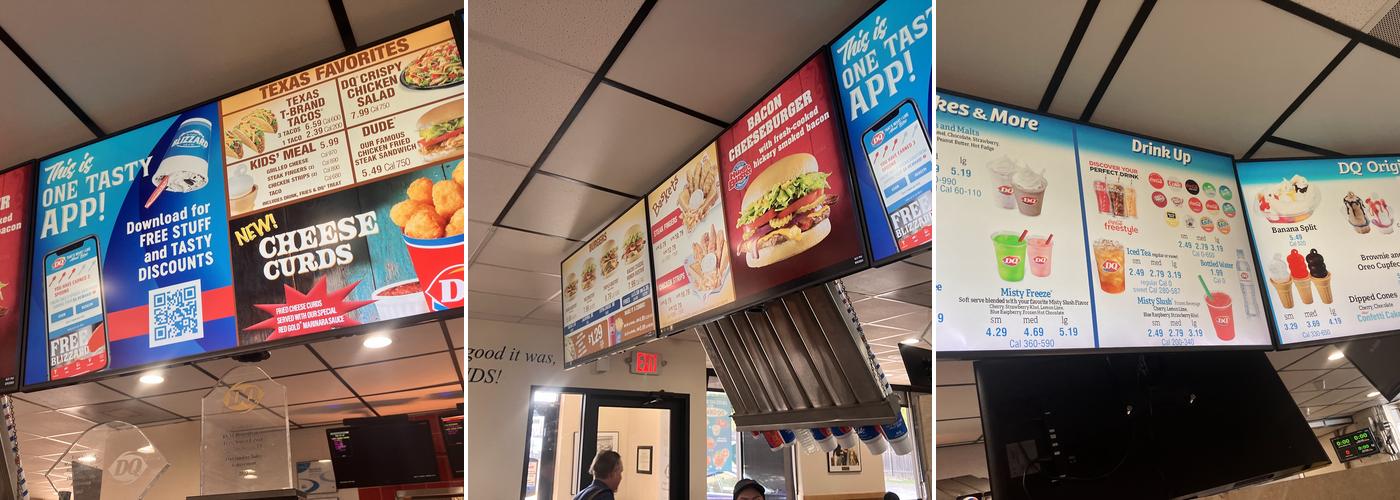 Dairy Queen Menu