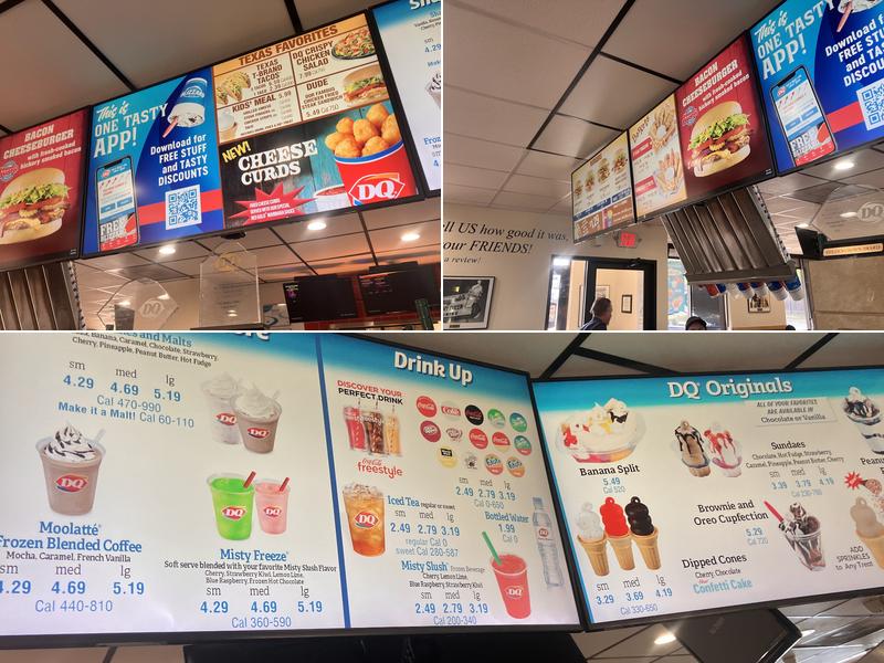 Dairy Queen Menu