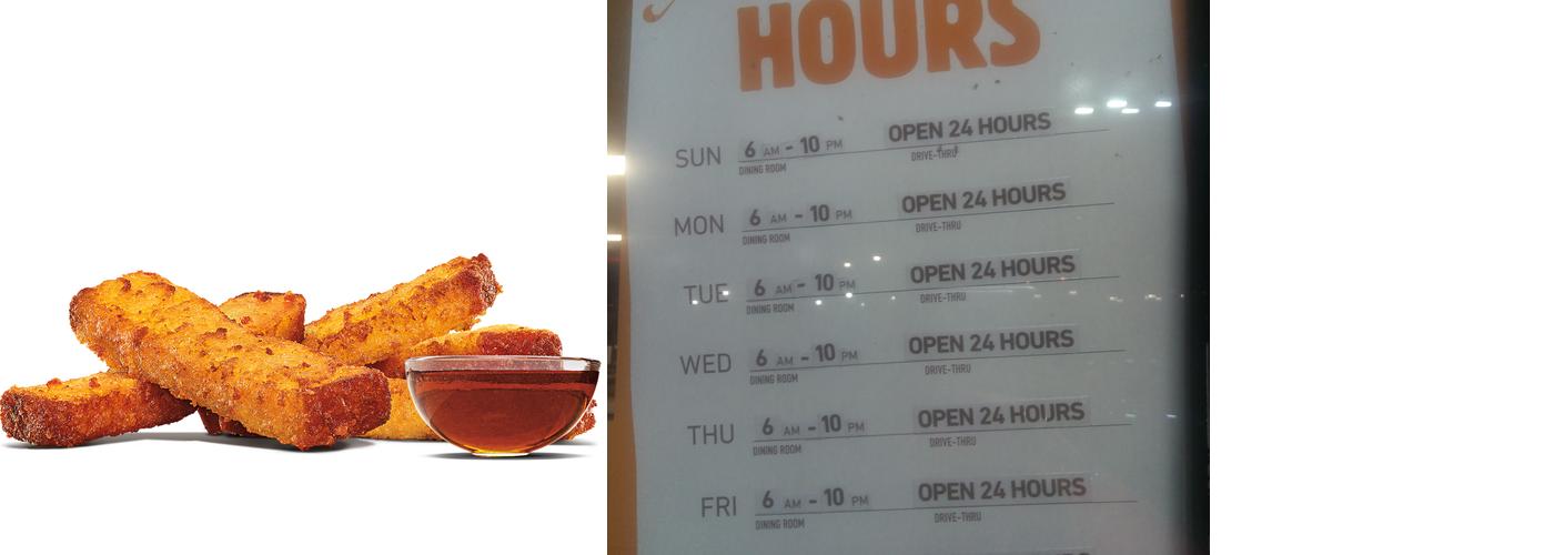 Burger King Menu