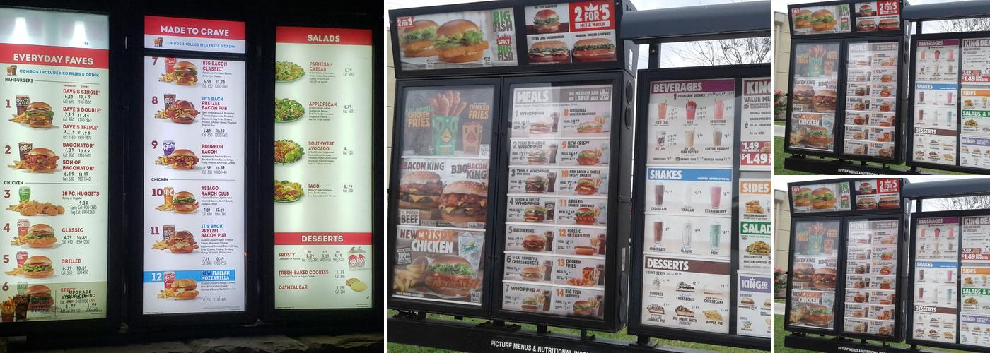 Burger King Menu