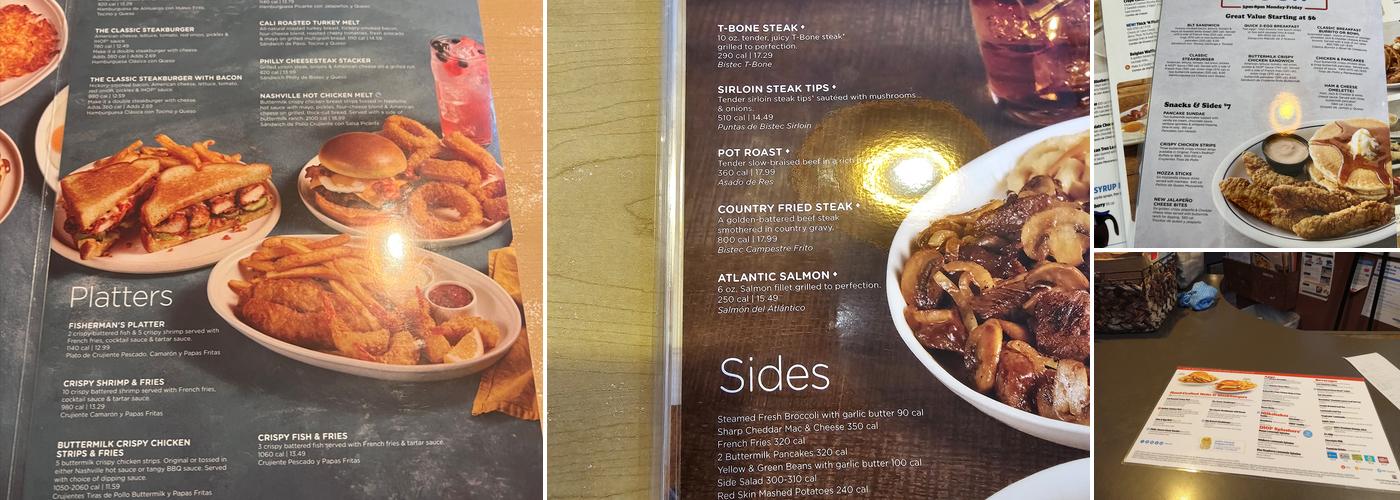 IHOP Menu