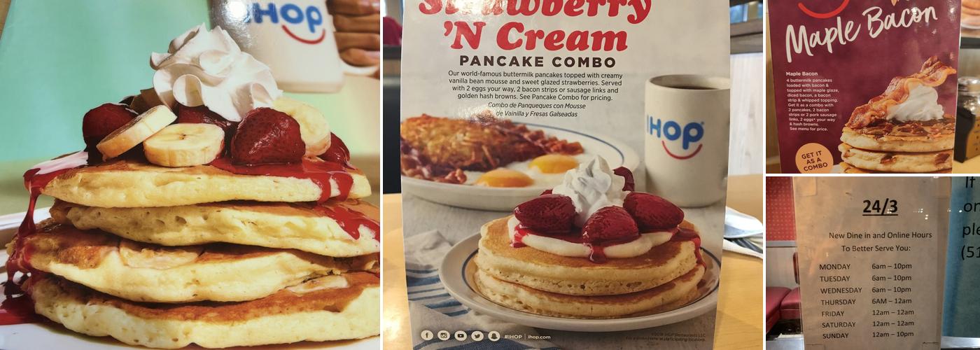 IHOP Menu