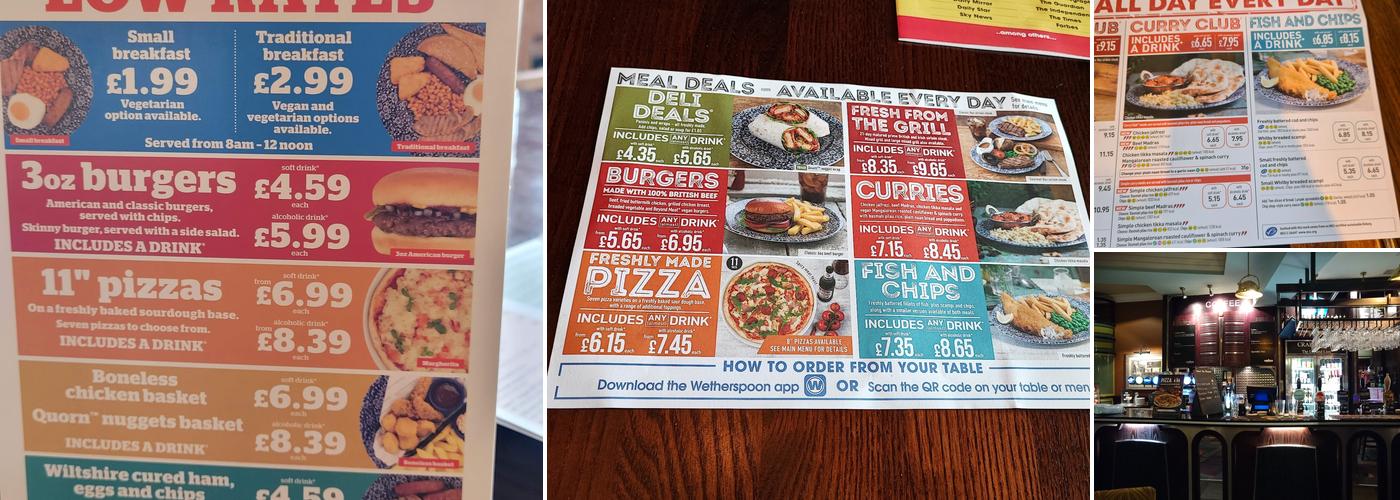 The Leyland Lion - JD Wetherspoon Menu