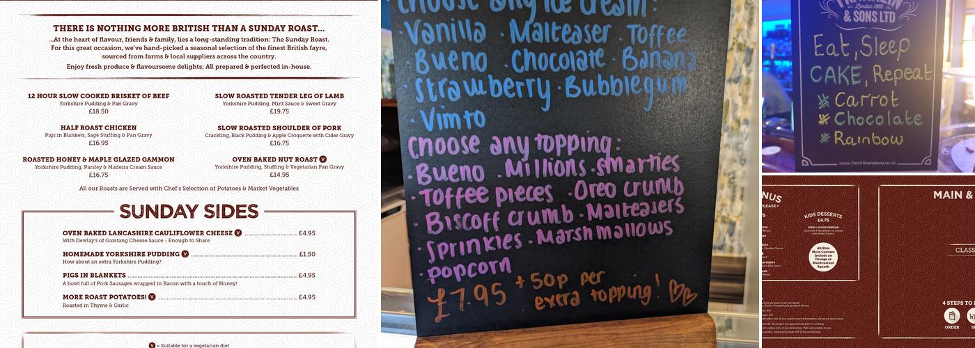 The Hunters Pub & Dining Menu