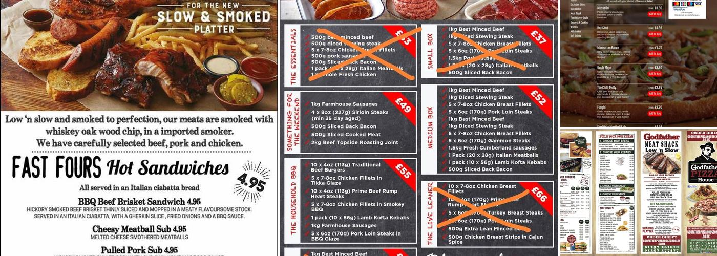 The Godfather Pizza House Menu