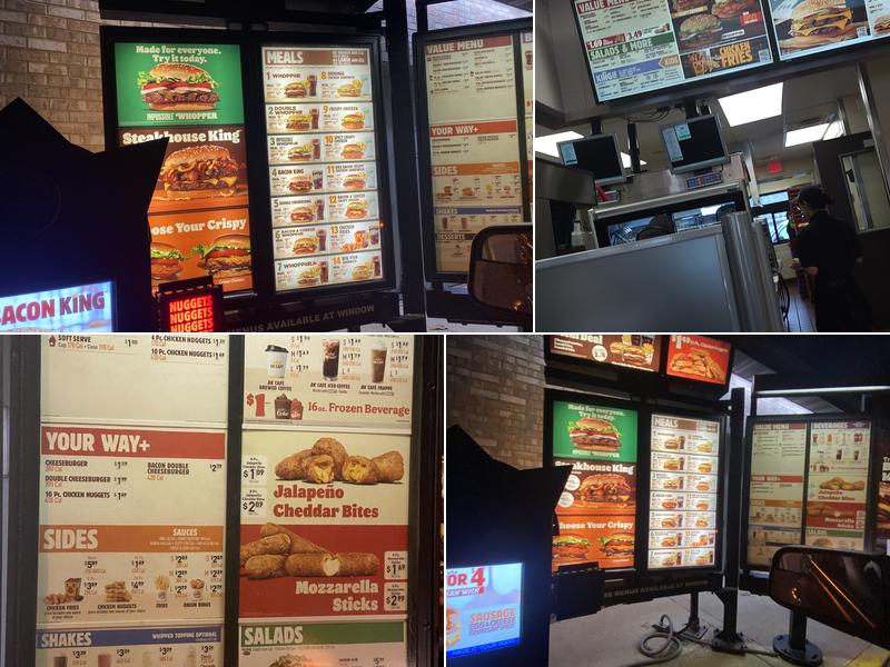 Burger King Menu