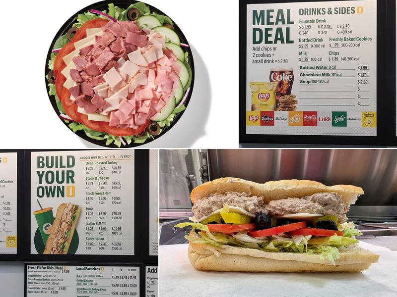 Subway Menu