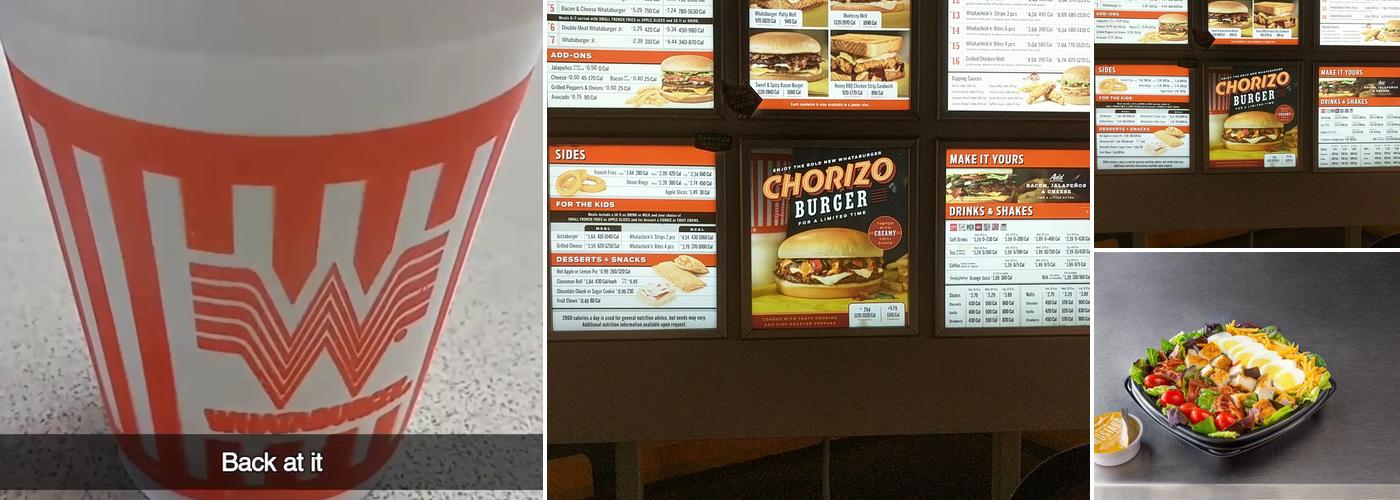 Whataburger Menu