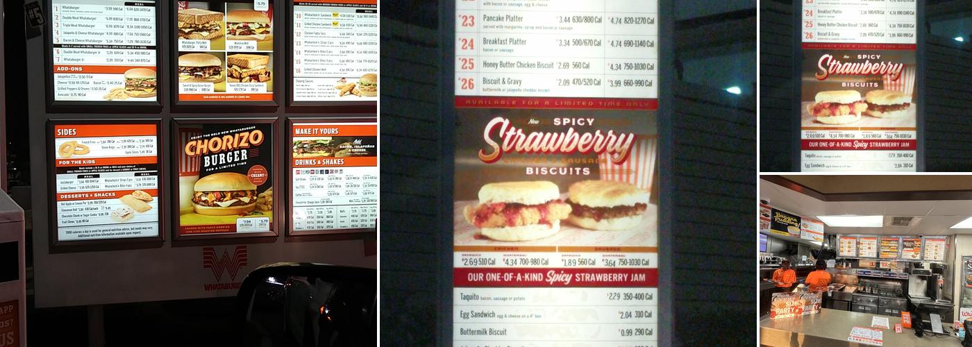 Whataburger Menu