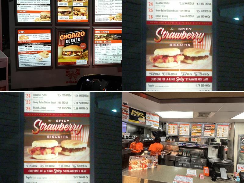 Whataburger Menu