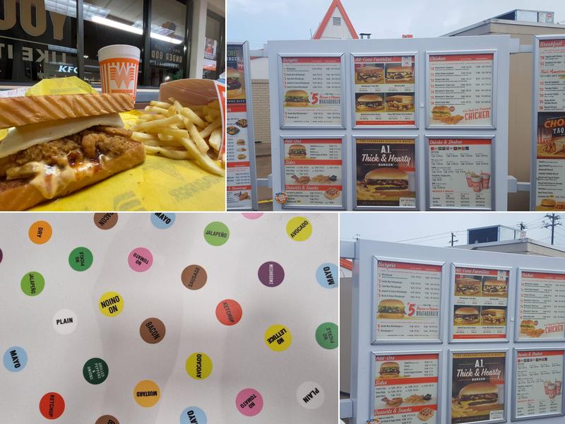 Whataburger Menu