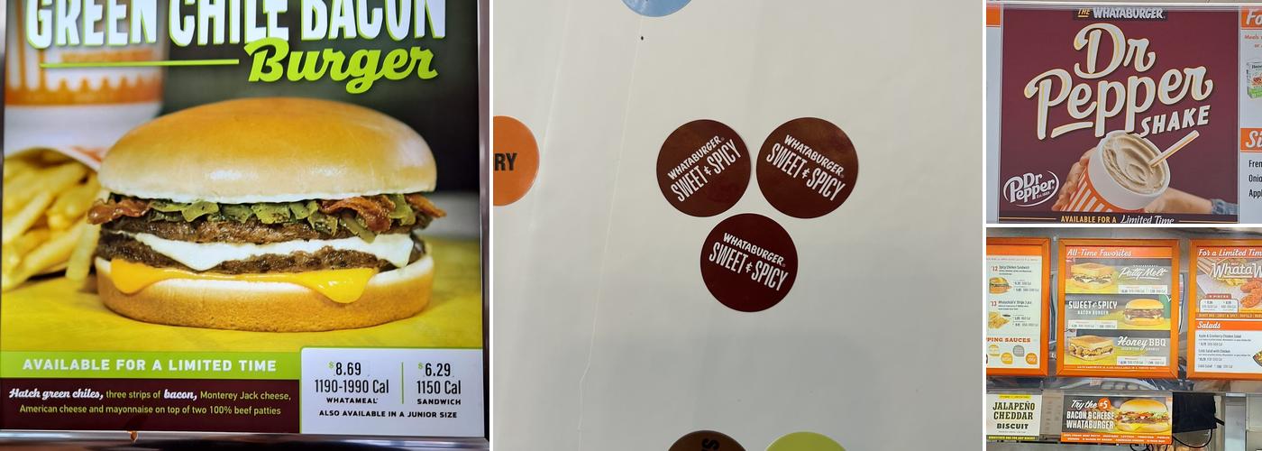 Whataburger Menu