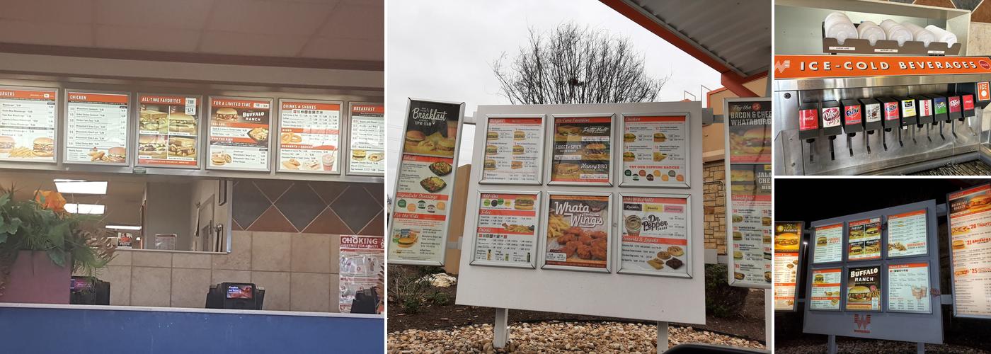 Whataburger Menu