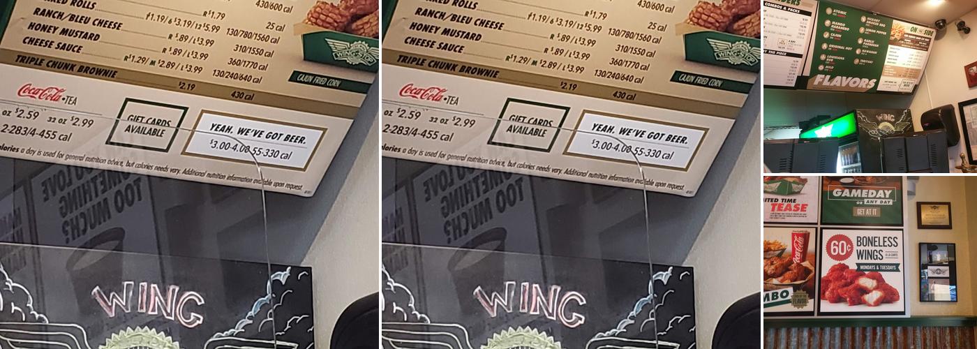 Wingstop Menu