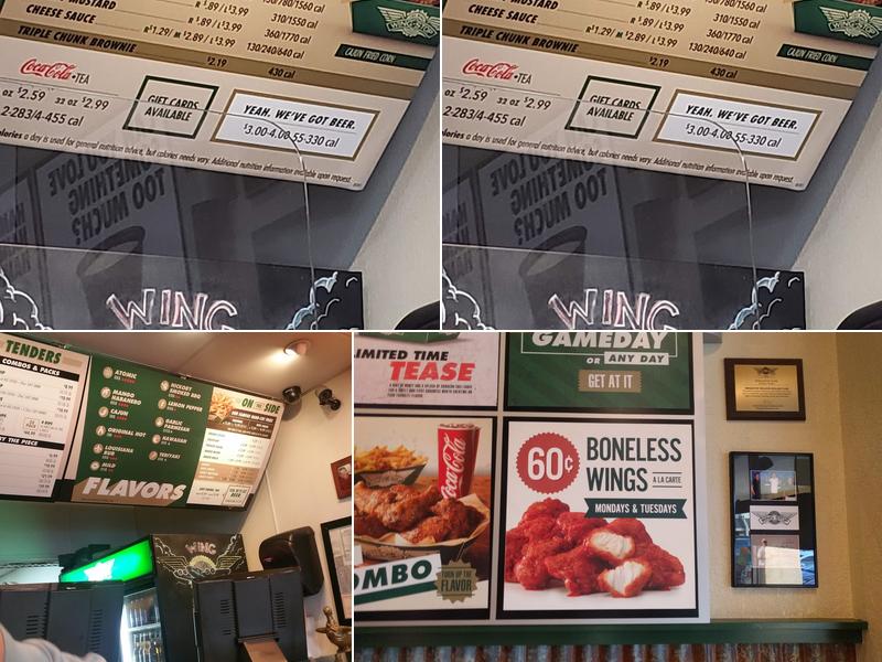 Wingstop Menu