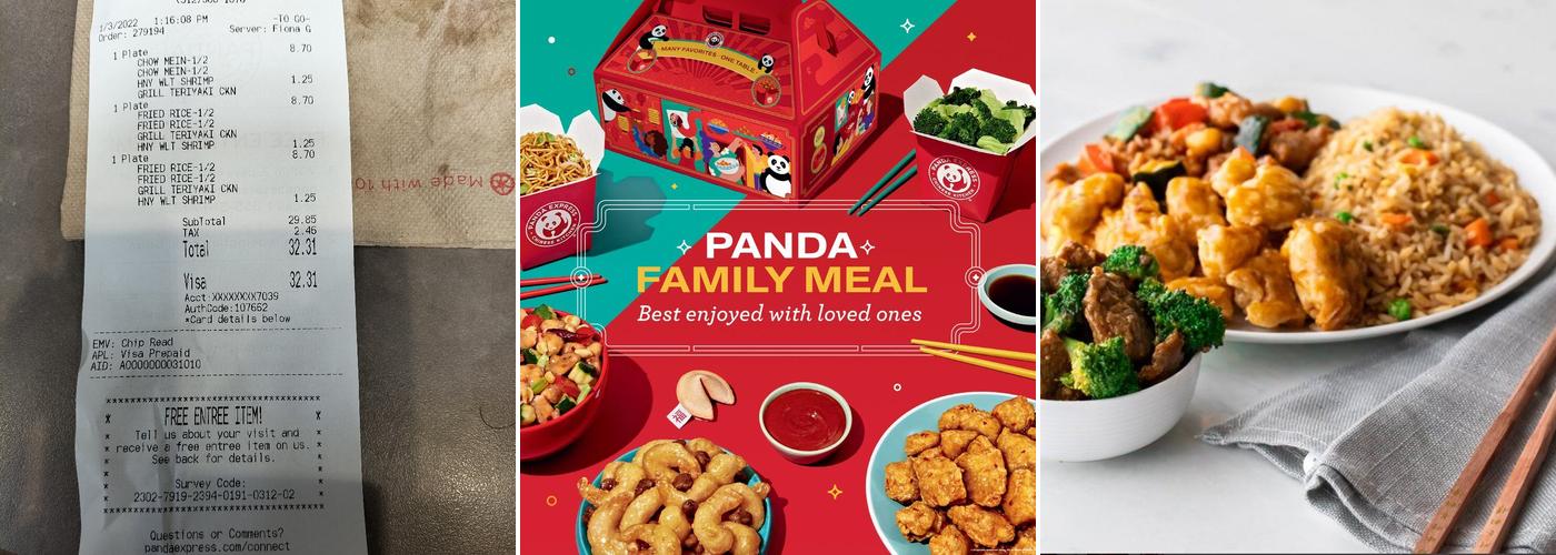 Panda Express Menu