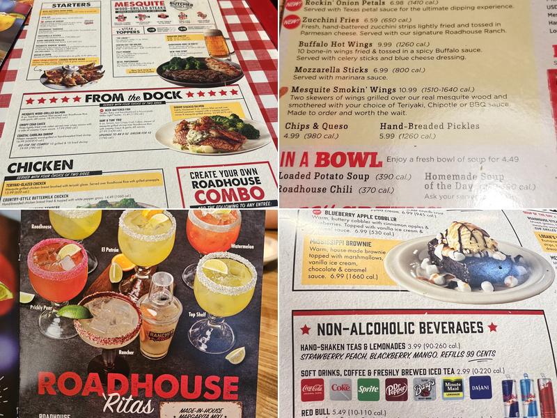 Logan's Roadhouse Menu
