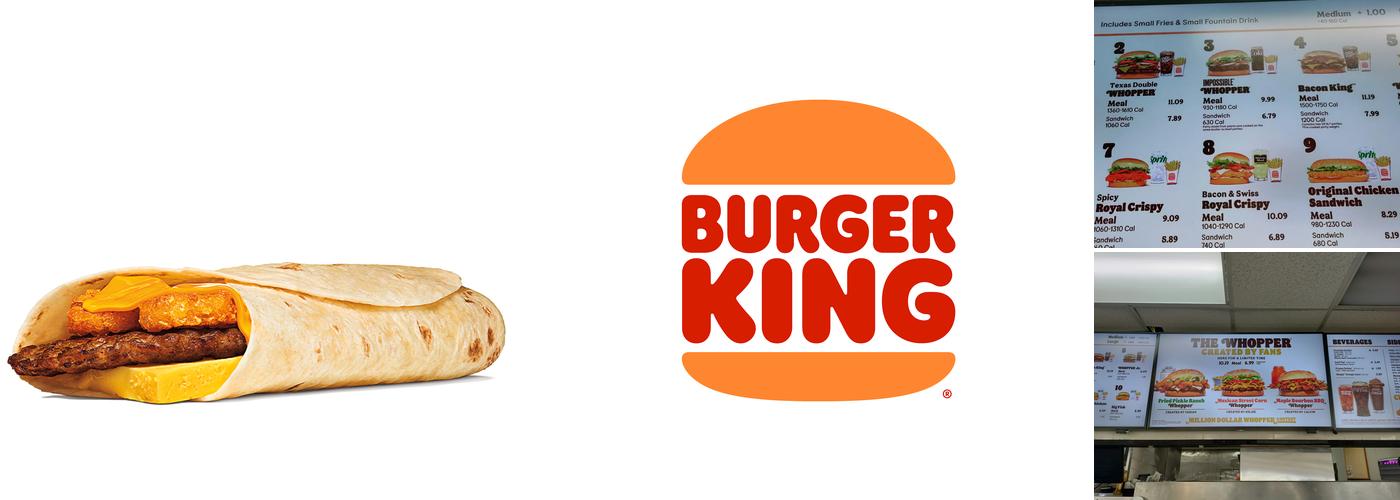 Burger King Menu