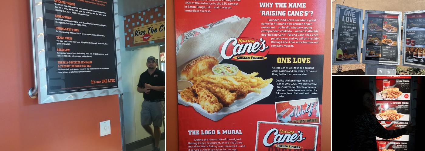 Raising Cane's Chicken Fingers Menu