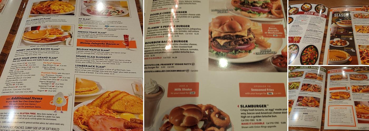 Denny's Menu