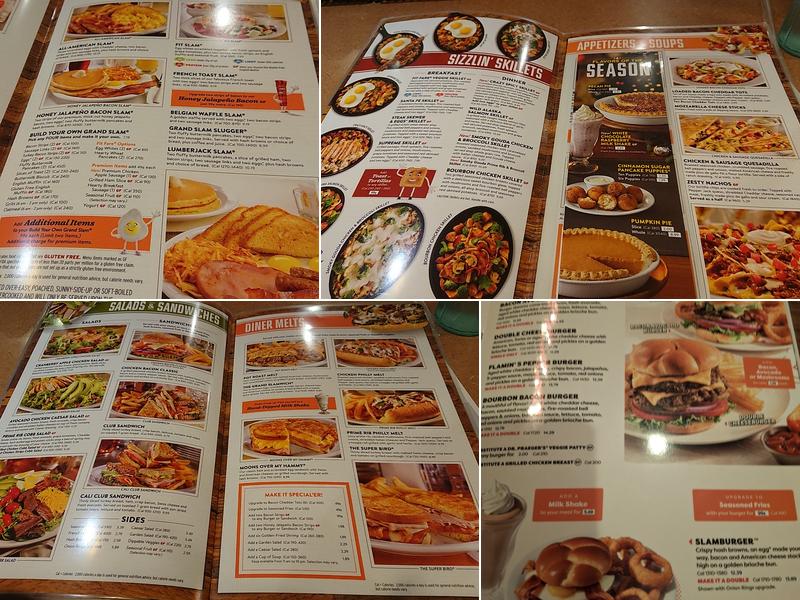 Denny's Menu