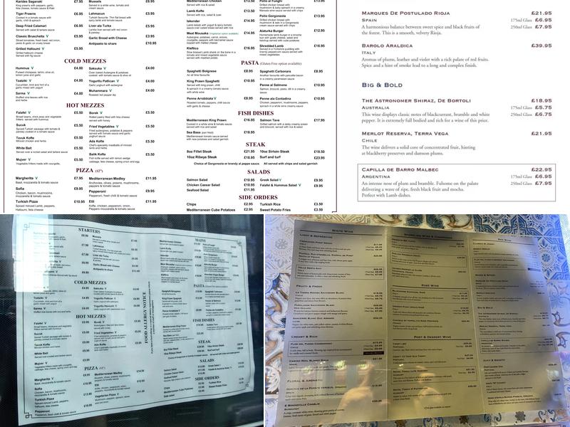 Ada Mediterranean Kitchen Menu