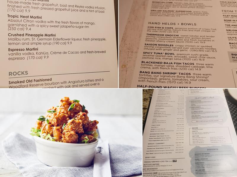 Bonefish Grill Menu
