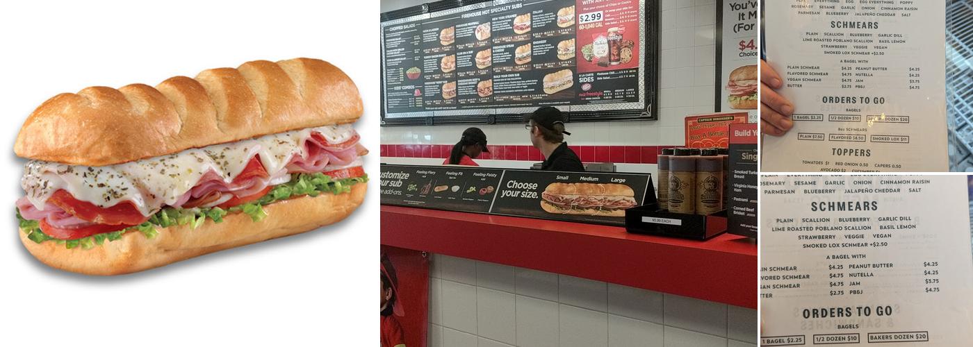 Firehouse Subs Austin Commons Menu