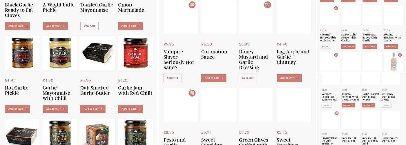 The Garlic Farm Shop And Restaurant Menu