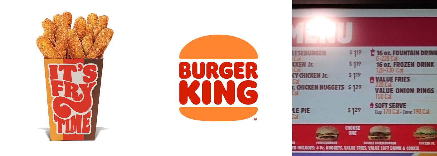 Burger King Menu