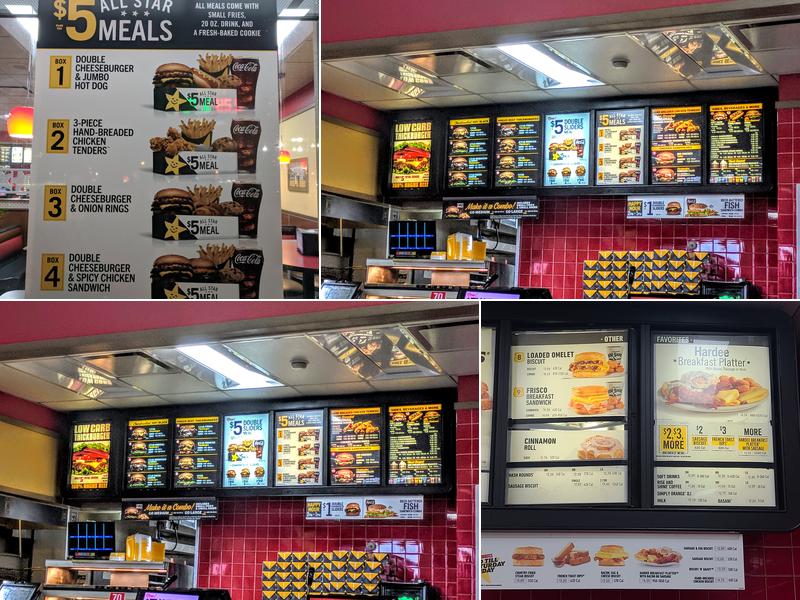 Hardee's Menu