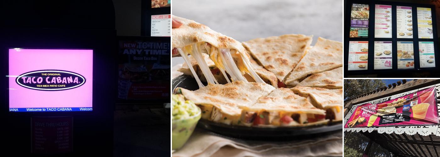 Taco Cabana Menu
