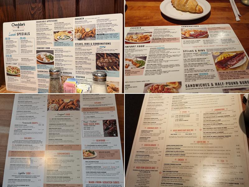 Cheddar's Scratch Kitchen Menu